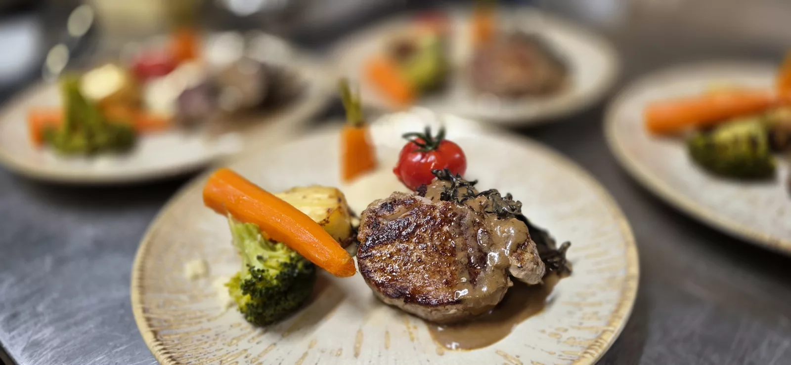 Filet de veau, sauce trompettes de la mort