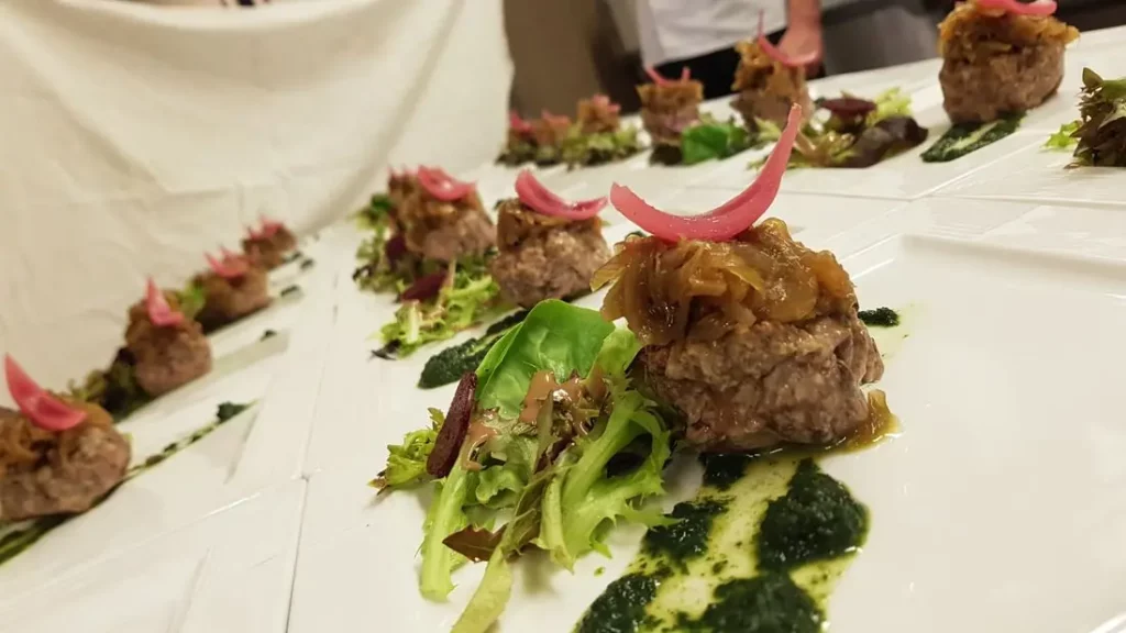 Assiette dressée du chef